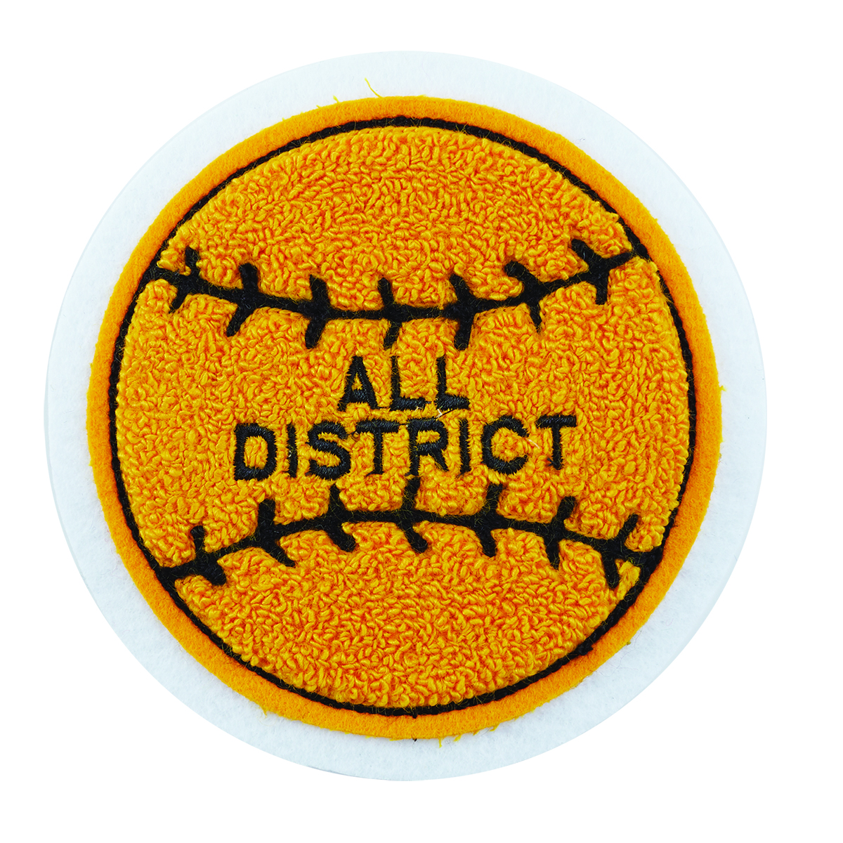 Baseball Yellow - Academic Sleeve Patch